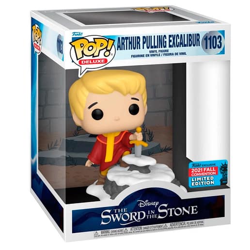 POP figur Deluxe Disney The Sword in the Stone Arthur Pulling Excalibur Exclusive