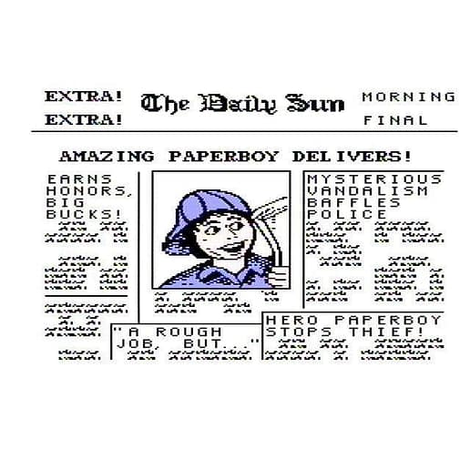 Paperboy Nintendo NES SCN (Begagnad)