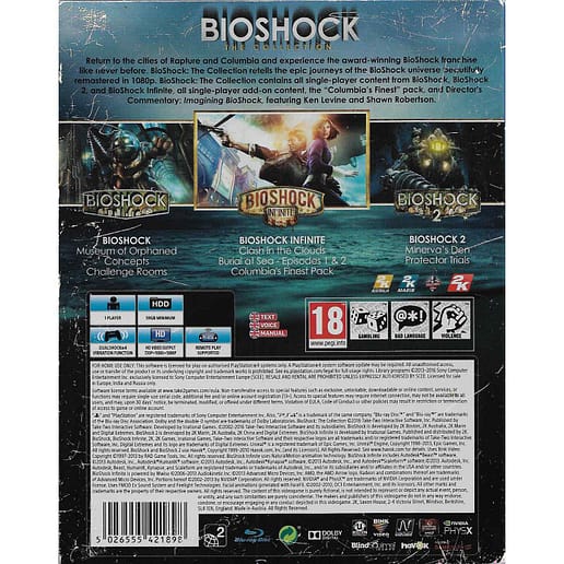 Bioshock The Collection Playstation 4 PS4 (Begagnad)