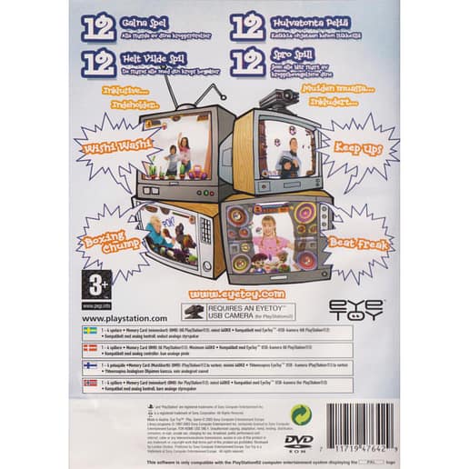 EyeToy Play Playstation 2 PS2 Nordic (Begagnad)