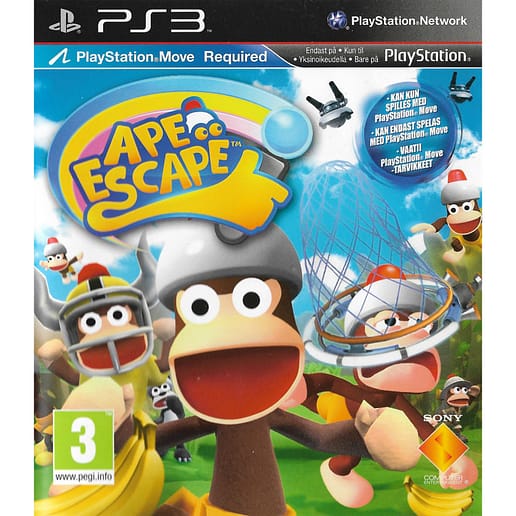 Ape Escape Playstation 3 PS3 Nordic (Begagnad)