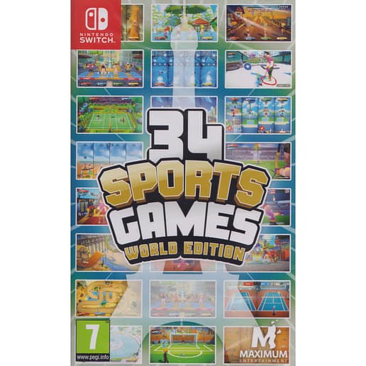 34 Sports Games World Edition Nintendo Switch