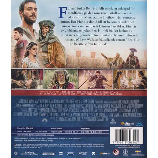 Ben-Hur Blu-Ray Rental Copy (Begagnad)