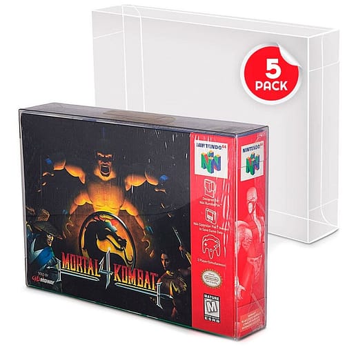 Nintendo 64 Skyddsbox Box Protector 5-pack