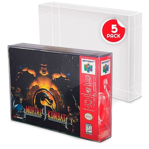 Super Nintendo Skyddsbox Box Protector 5-pack