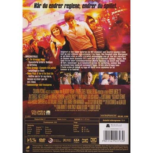21 DVD Rental Copy (Begagnad)