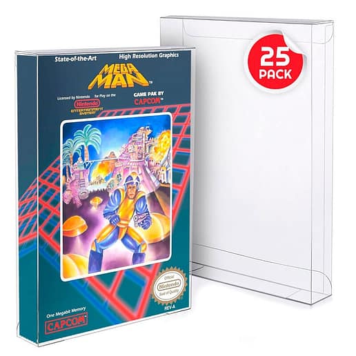 Nintendo Entertainment System NES Skyddsbox Box Protector 25-pack