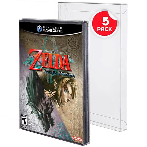 Nintendo Gamecube Skyddsbox Box Protector 5-pack
