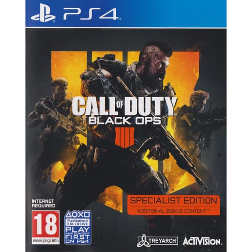 Call of Duty Black Ops IIII Specialist Edition Playstation 4 PS4 (Begagnad)