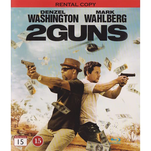2 Guns Blu-Ray Rental Copy (Begagnad)