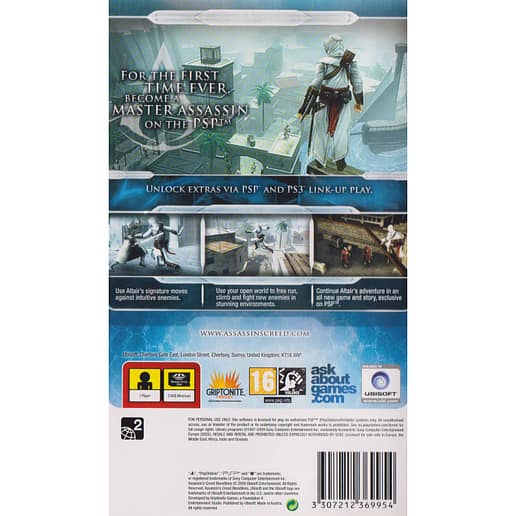 Assassins Creed Bloodlines Playstation Portable PSP Bundle Copy (Begagnad)
