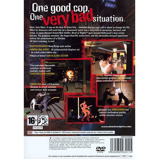 Dead to Rights Playstation 2 PS2 (Begagnad)