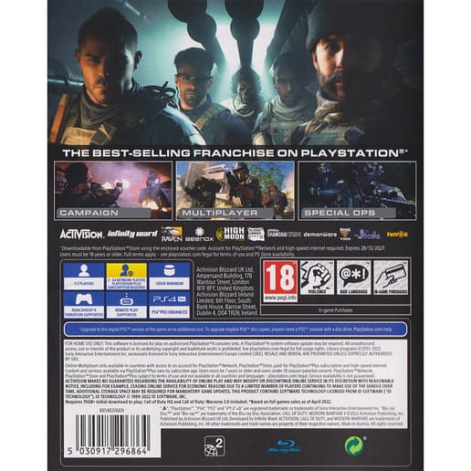 Call of Duty Modern Warfare II Cross-Gen Edition Playstation 4 PS4 (Begagnad)