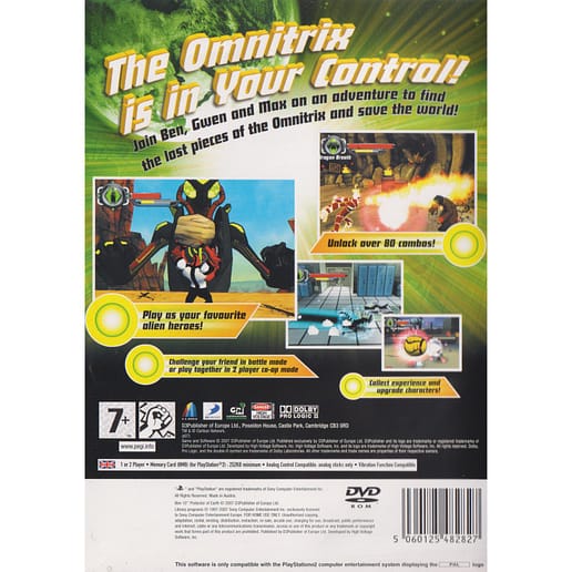 Ben 10 Protector of Earth Playstation 2 PS2 (Begagnad)