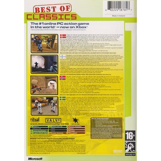 Counter Strike Xbox Best of Classics Nordic (Begagnad)