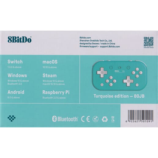 8BitDo Lite Bluetooth Gamepad Turquoise