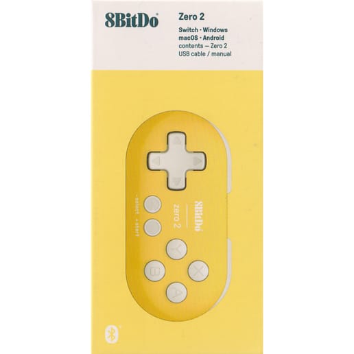 8BitDo Zero 2 Yellow