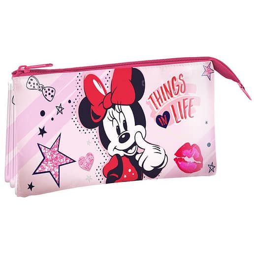 Disney Minnie pennfodral trippel