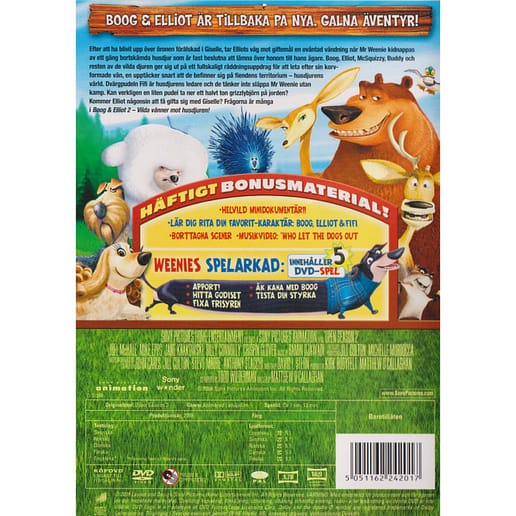 Boog & Elliot 2 Vilda vänner mot Husdjuren DVD (Begagnad)