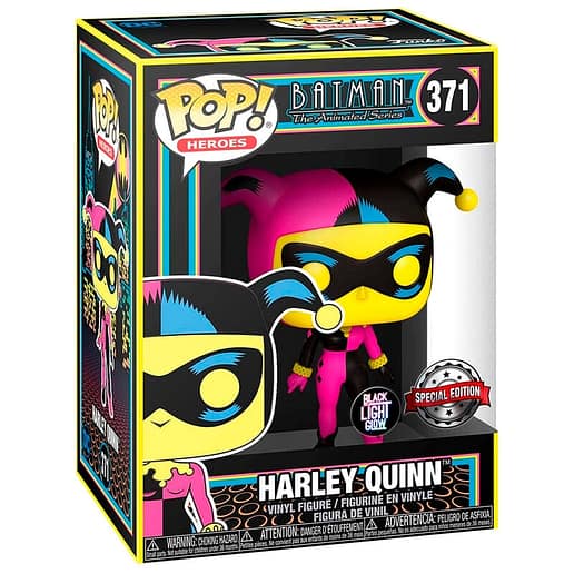 POP figur DC Comics Harley Quinn Black Light Exclusive