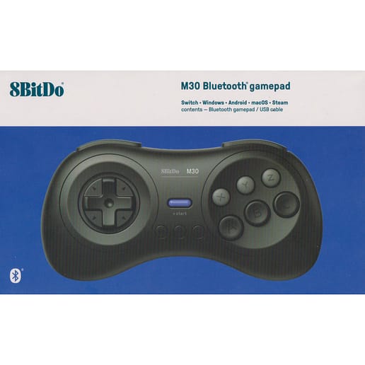 8BitDo M30 Bluetooth Gamepad Black