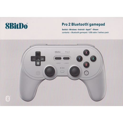 8BitDo Pro 2 Bluetooth Gamepad Gray