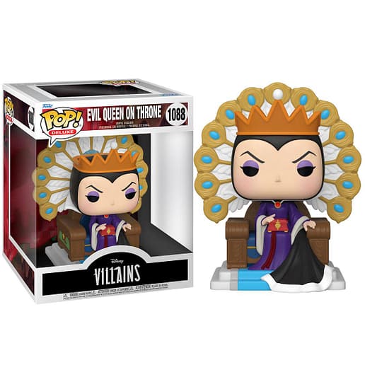 POP figur Deluxe Disney Villains Evil Queen on Throne