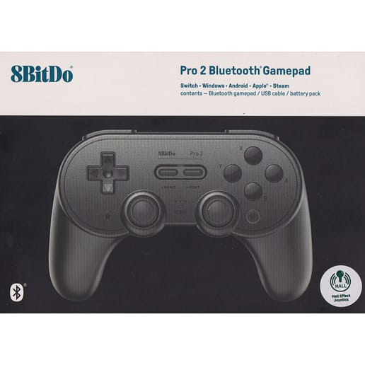 8BitDo Pro 2 Gamepad Hall Effect Black