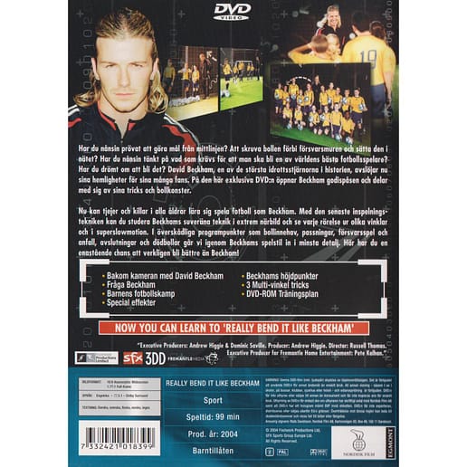 Beckhams Fotbollsskola DVD (Begagnad)