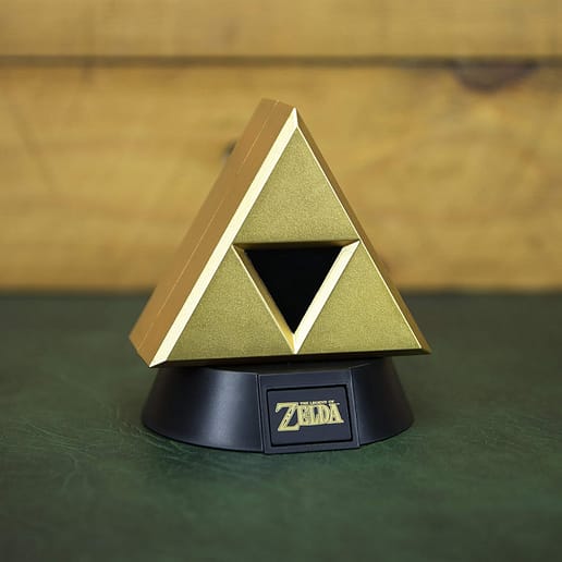 The Legend of Zelda Gold Triforce icons light lampa