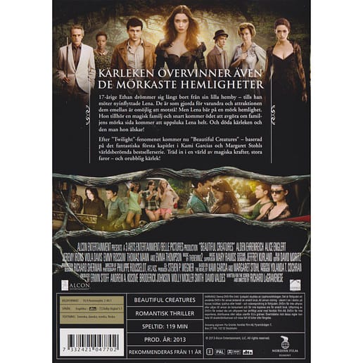 Beautiful Creatures DVD Rental Copy (Begagnad)