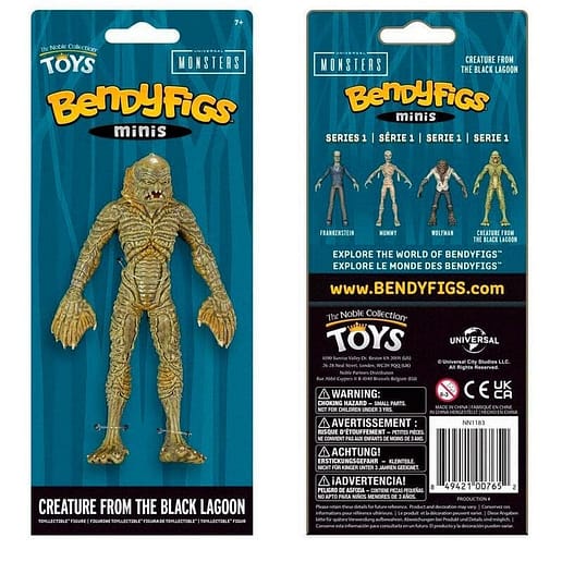 Universal Monsters Creature From the Black Lagoon Bendyfigs formbar figur 14cm
