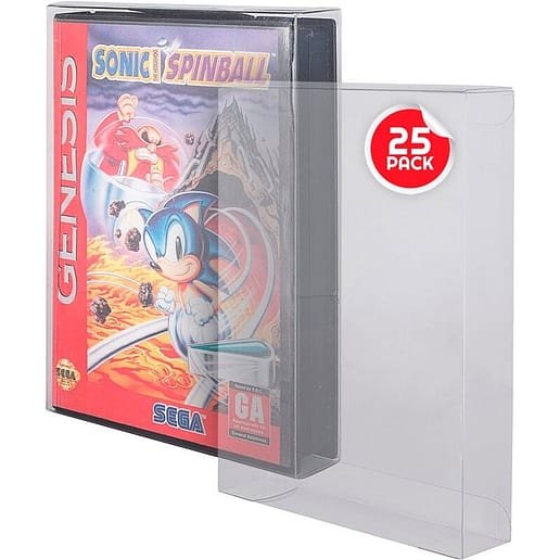 Sega Master System Skyddsbox Box Protector 25-pack