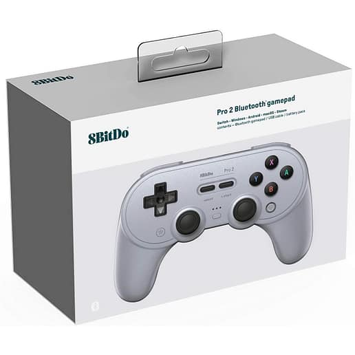 8BitDo Pro 2 Bluetooth Gamepad Gray