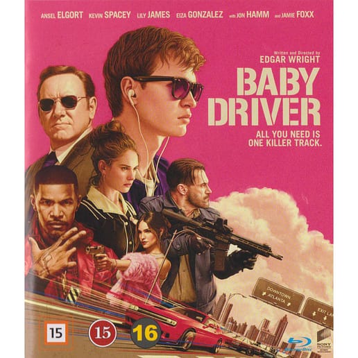Baby Driver Blu-Ray (Begagnad)
