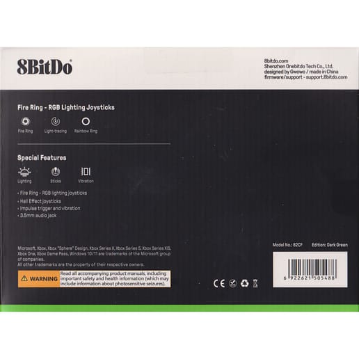 8BitDo Ultimate C Wired Controller for Xbox Dark Green