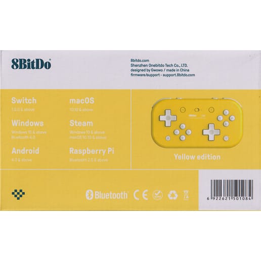 8BitDo Lite Bluetooth Gamepad Yellow