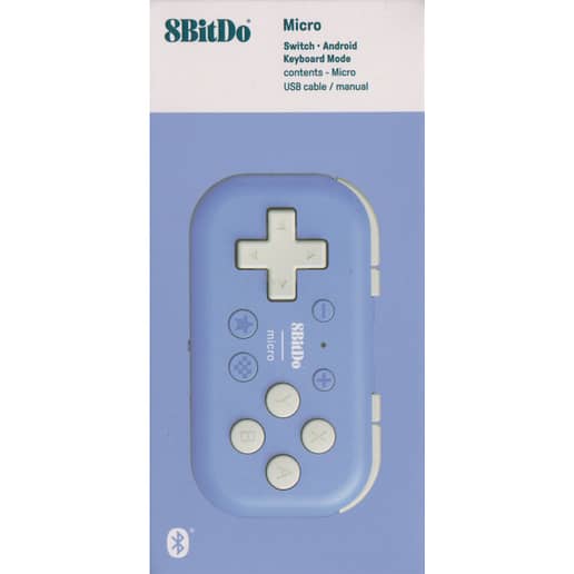 8BitDo Micro Bluetooth Gamepad Blue