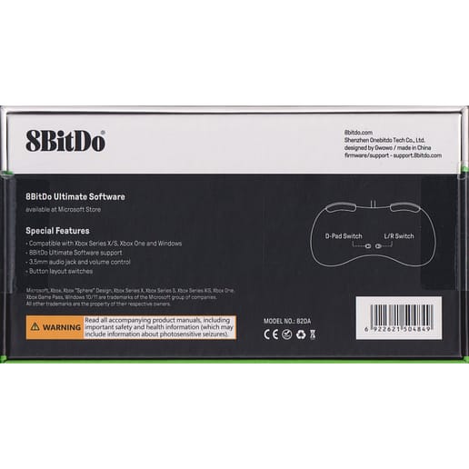 8BitDo M30 Wired Controller Xbox Black