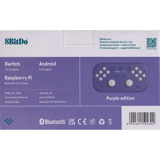 8BitDo Lite SE Bluetooth Gamepad Purple