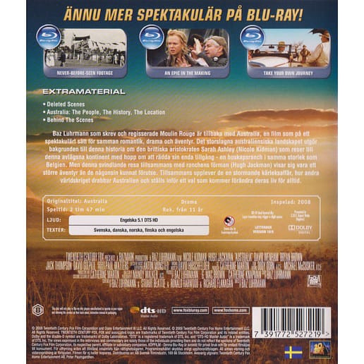 Australia Blu-Ray (Begagnad)