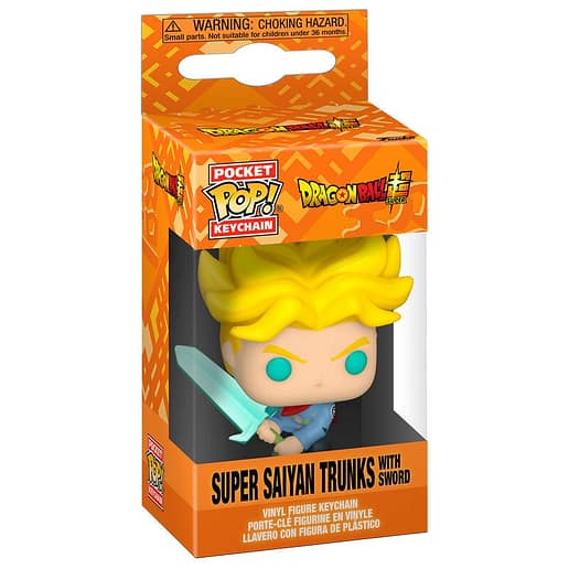 Pocket POP Nyckelring Dragon Ball Super Saiyan Trunks with Sword