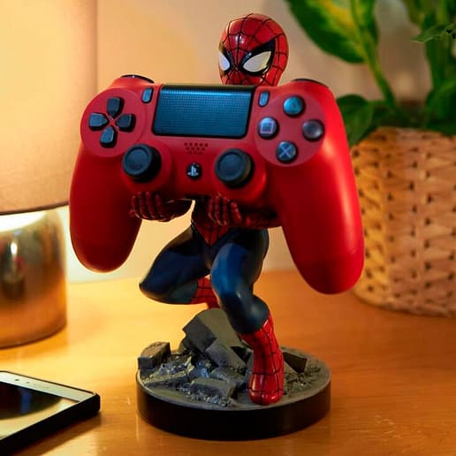 Marvel Spiderman figur med hållare 21cm