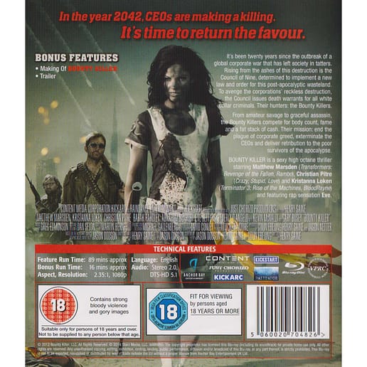 Bounty Killer Blu-Ray (Begagnad)