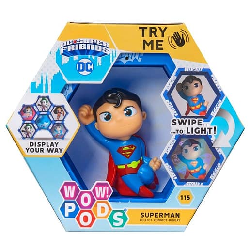 Wow! Pod DC Comics Superman figur med ljus