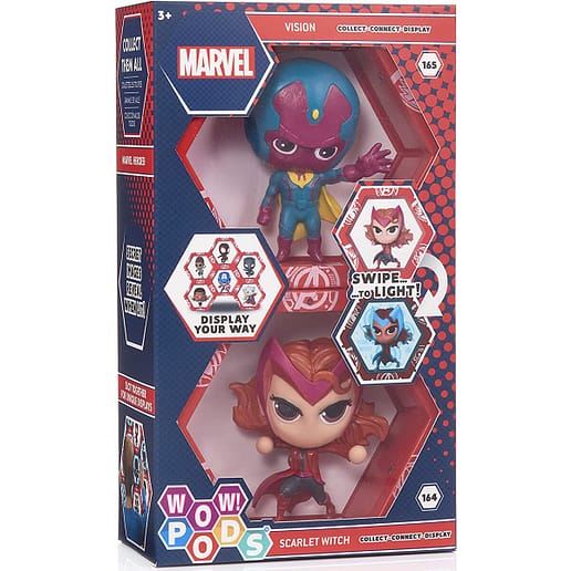 Wow! Pod Marvel Vision + Scarlet figur med ljus