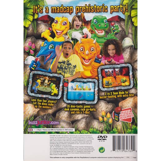 Buzz Junior Dino Den Playstation 2 PS2 (Begagnad)