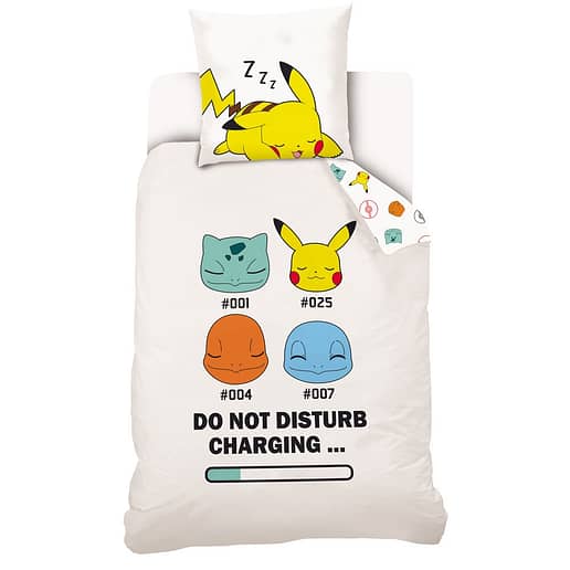 Pokemon premium påslakanset bomull 90cm
