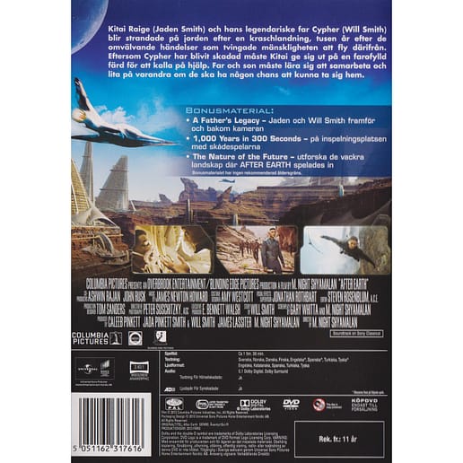 After Earth DVD (Begagnad)