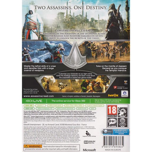 Assassins Creed Revelations Xbox 360 Classics (Begagnad)